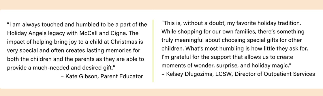 “This is, without a doubt, my favorite holiday tradition. While shopping for our own families, there’s something truly meaningful about choosing special gifts for other children. What’s most humbl (1)